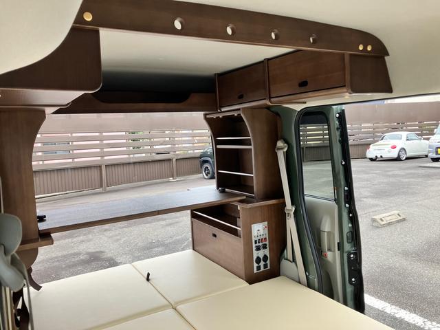 エブリイ ジョインターボ　４ＷＤ　両側オートスライドドア　Ｐスタート　軽キャンパーちょいＣａｍ豊　特別色架装　１０５Ａｈサブバッテリー電源システム　６００Ｗインバーター　走行充電＆外部１００Ｖ充電　１８０Ｗソーラー　サイドオーニング　キャリア　ナビ＆ＥＴＣ　バックカメラ（24枚目）