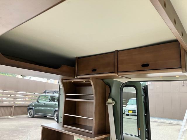 エブリイ ジョインターボ　４ＷＤ　両側オートスライドドア　Ｐスタート　軽キャンパーちょいＣａｍ豊　特別色架装　１０５Ａｈサブバッテリー電源システム　６００Ｗインバーター　走行充電＆外部１００Ｖ充電　１８０Ｗソーラー　サイドオーニング　キャリア　ナビ＆ＥＴＣ　バックカメラ（33枚目）