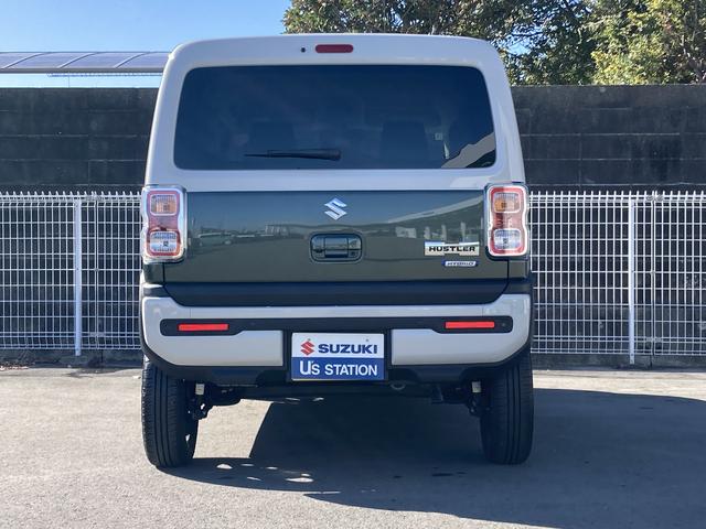 ハスラー ＨＹＢＲＩＤ　Ｘターボ　オートライト　バックカメラ　Ｂｌｕｅｔｏｏｔｈ　純正ナビ　プッシュスタート　シートヒーター　オートエアコン　スズキセーフティーサポート　アイドリングストップ　横滑り防止機能　衝突安全ボディ（3枚目）