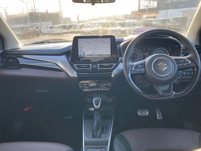 フロンクス 全方位モニター付ナビゲーション KeePer施工車 バックカメラ オートライト Bluetooth 純正ナビ プッシュスタート シートヒーター オートエアコン スズキセーフティーサポート 衝突被害軽減システム 横滑り防止機能 衝突安全ボディ(18枚目)