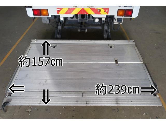 ４４番　後輪エアサス　格納パワーゲート１ｔ　ワイド　アルミウイング　積載２．４５ｔ総重量７９８０ｋｇ　ＨＩＤライト　左電動格納ミラー　ＥＴＣ　バックカメラ　集中ドアロック有　アルミウィング　車両サイズ８３０Ｘ２４９高３４８荷台内寸６１８Ｘ２４０高２３９(7枚目)