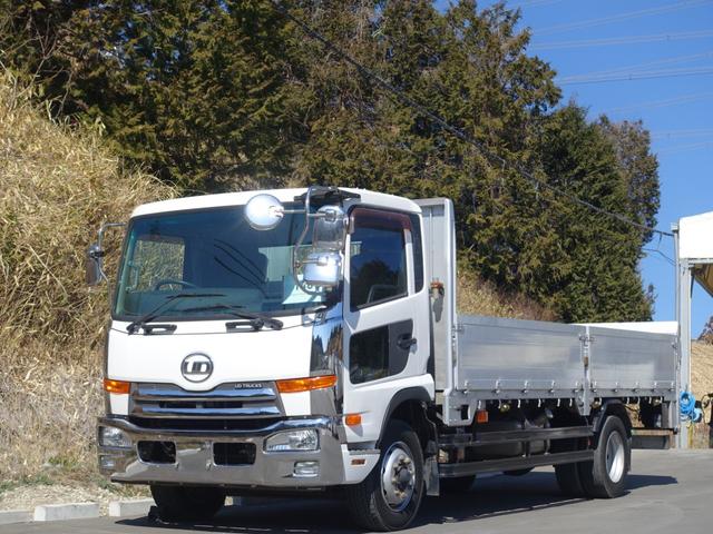 １４６番　新中型免許ＯＫ　増トン　垂直パワーゲート６００ｋｇ　平ボデー　積載５．８ｔ　総重量１０９９０ｋｇ　荷台鉄板張り　左電動格納ミラー　ＥＴＣ　集中ドアロック有り　車両サイズ７７６Ｘ２２８高２５８　荷台内寸５６７Ｘ２１７アルミアオリ高６０(53枚目)