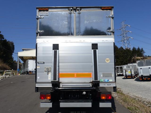 コンドル １３７番　ワイド　増トン　跳上パワーゲート１ｔ　積載６．４ｔ　総重量１３８８０ｋｇ　鉄床　ベット付き　ＨＩＤライト　バックカメラ　集中ドアロック有り　アルミウイングアルミウィング　車両サイズ８８８Ｘ２５０高３６０　荷台内寸６１８Ｘ２３９高２３９（21枚目）