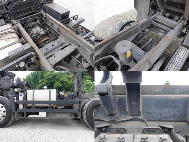 クオン 　５１番　大型　深ダンプ　積載８．６ｔ　総重量１９９７０ｋｇ　２デフ　ＥＴＣ　左電動格納ミラー　バックカメラ　集中ドアロック有り　ベット　車検証サイズ７６９×２４９高３１８　荷台内寸５３２×２３１（16枚目）