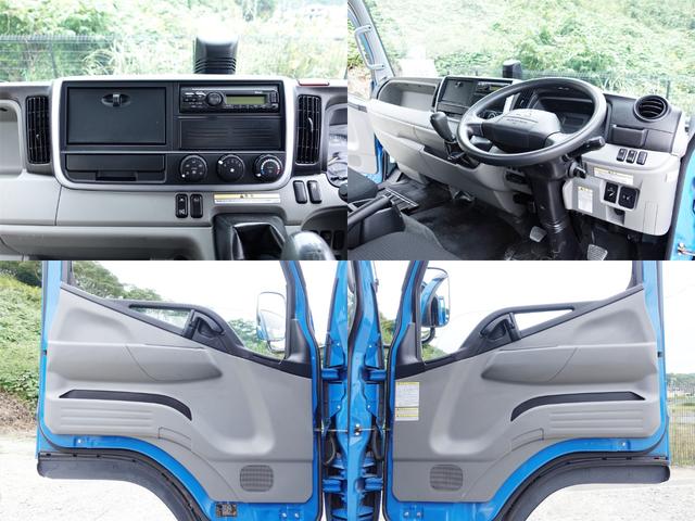 キャンター 　５８５番　積載３．５ｔ　総重量６９５５ｋｇ　荷台床鉄板張り　ワイド超ロング　平ボディー　ＥＴＣ　キーレス　左電動格納ミラー　車検証サイズ６８２幅２２３高２３０　荷台内寸５０１×２０８（18枚目）
