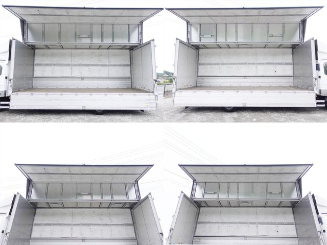 ファイター ２９４番　積載２．８ｔ　アルミホイール　後輪エアサス　ワイド　アルミウイングアルミウィング　左電動格納ミラー　バックカメラ　集中ドアロック有り　ベット　車検証サイズ８５９×２４９高３４８　荷台内寸６２４×２４１高２４０（9枚目）