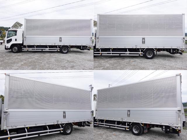 フォワード 522番 後輪エアサス 跳上パワーゲート1t 積載2550kg ワイド アルミウイングアルミウィング ETC キーレス 左電動格納ミラー バックカメラ ベット 車検証サイズ875×249高345 荷台内寸625×241高239(7枚目)