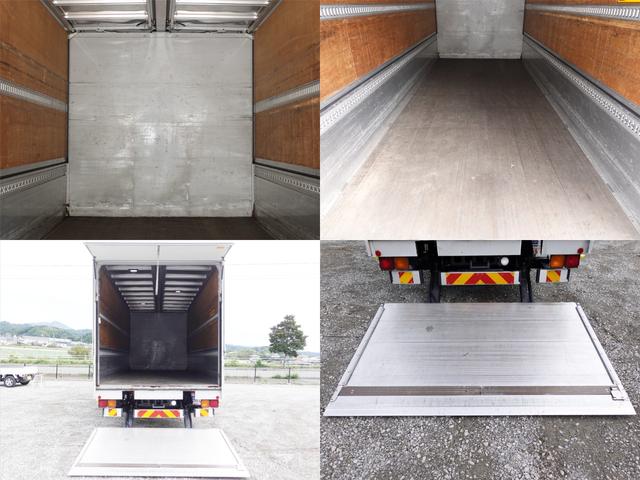 フォワード 522番 後輪エアサス 跳上パワーゲート1t 積載2550kg ワイド アルミウイングアルミウィング ETC キーレス 左電動格納ミラー バックカメラ ベット 車検証サイズ875×249高345 荷台内寸625×241高239(10枚目)