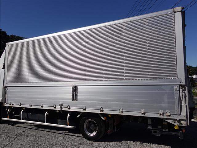 フォワード 積載2.5t 跳上パワーゲート1t 後輪エアサス ワイド アルミウイングアルミウィング ETC キーレス 左電動格納ミラー バックカメラ ベット 車検証サイズ874×249高345 荷台内寸625×241高239(7枚目)