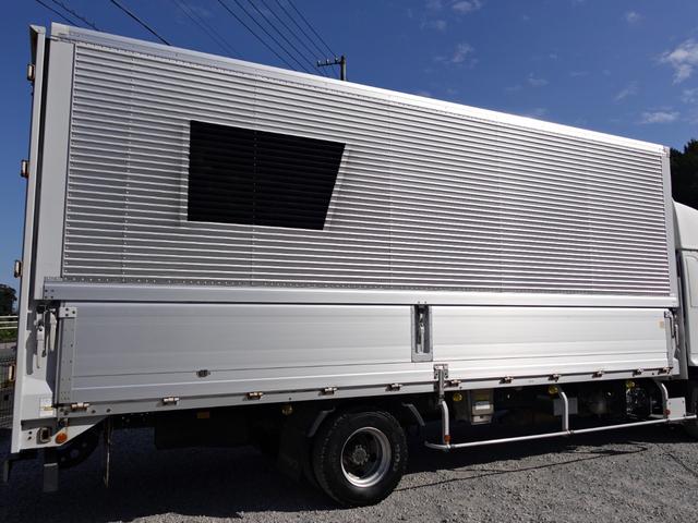 ヒノレンジャー 　１６９番　積載３ｔ　ワイド　アルミウイングアルミウィング　ＥＴＣ　左電動格納ミラー　バックカメラ　集中ドアロック有り　ベット　車検証サイズ８６４×２４９高３５４　荷台内寸６２７×２４０高２４１（5枚目）