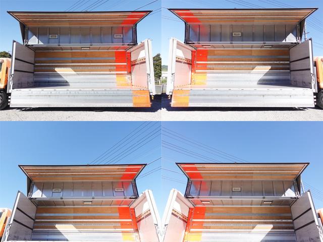 フォワード 498番 後輪エアサス 増トン 積載6.8t ワイド アルミウイングアルミウィング 跳上パワーゲート1t キーレス 左電動格納ミラー バックカメラ 車検証サイズ850×249高336 荷台内寸633×241高228(9枚目)