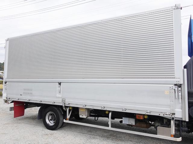 ヒノレンジャー 　２７６番　積載２９５０ｋｇ　ワイド　アルミウイングアルミウィング　ＥＴＣ　左電動格納ミラー　バックカメラ　集中ドアロック有り　ベット　車検証サイズ８６４×２４９高３５２　荷台内寸６２８×２４２高２４１（5枚目）