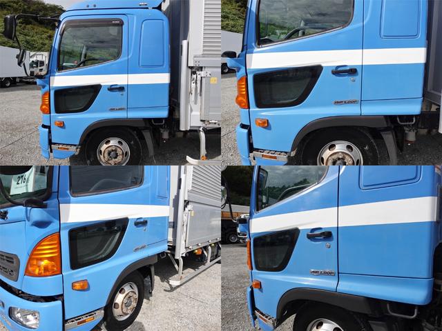 ヒノレンジャー 　２７６番　積載２９５０ｋｇ　ワイド　アルミウイングアルミウィング　ＥＴＣ　左電動格納ミラー　バックカメラ　集中ドアロック有り　ベット　車検証サイズ８６４×２４９高３５２　荷台内寸６２８×２４２高２４１（8枚目）