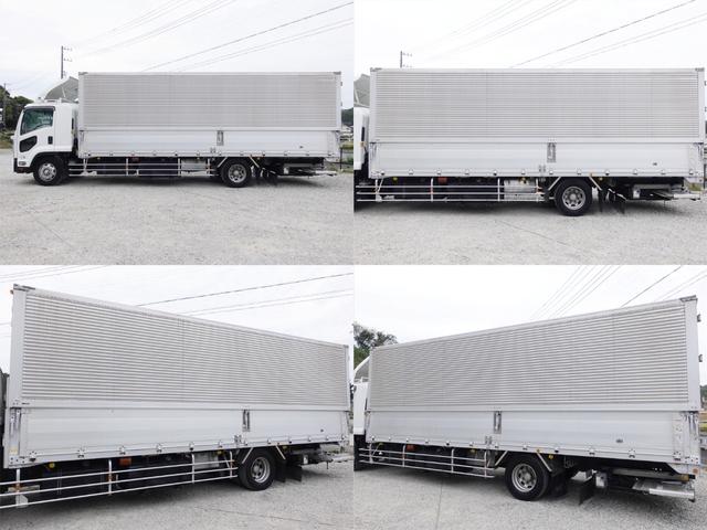 フォワード 372番 後輪エアサス 増トン積載6t 格納パワーゲート1t 荷台床鉄板張り ワイド アルミウイングアルミウィング ETC キーレス 左電動格納ミラー 左右電動角度調整ミラー バックカメラ ベット 車検証サイズ967×249高338荷台内寸723×240高223(7枚目)