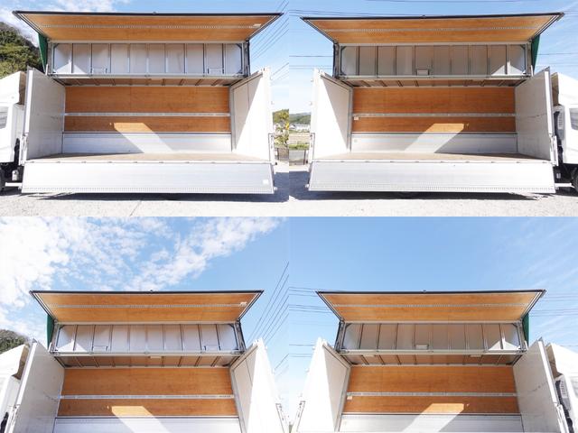 コンドル ３１９番　後輪エアサス　ベット　積載２．８ｔ　ワイド　アルミウイングアルミウィング　ＥＴＣ　左電動格納ミラー　バックカメラ　集中ドアロック有り　車検証サイズ８６２×２４９高３５３　荷台内寸６２２×２４０高２４１（11枚目）