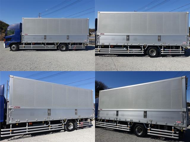 ヒノレンジャー ４８０番　増トン　積載６．１ｔ　跳上パワーゲート１．５ｔ　ワイド　アルミウイングアルミウィング　左電動格納ミラー　バックカメラ　集中ドアロック有り　後輪エアサス　ベット　車検証サイズ９２２×２４９高３５２　荷台内寸６６６×２４０高２３９（7枚目）