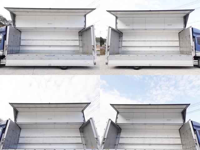 コンドル ２０２番　後輪エアサス　格納パワーゲート１ｔ　増トン　積載６．４ｔ　ワイド　アルミウイングアルミウィング　左電動格納ミラー　バックカメラ　集中ドアロック有り　ベット　車検証サイズ８７８×２４９高３３７　荷台内寸６４１×２３９高２２０（9枚目）