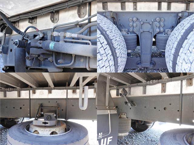 ギガ ４６１番　マニュアル７速　大型　積載１２．４ｔ　－３２度　低温　冷蔵冷凍　スタンバイ　２エバ　２デフ　左電動格納ミラー　集中ドアロック有り　後輪エアサス　ベット　車検証サイズ１１９７×２４９高３７９　荷台内寸９３６×２２７高２３９（22枚目）