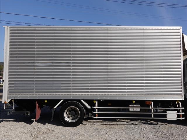 ヒノレンジャー 130番 後輪エアサス 増トン 積載7.5t アルミバン 跳上パワーゲート1t ETC 左電動格納ミラー 左右電動角度調整ミラー バックカメラ 集中ドアロック有り 車検証サイズ792×233高337 荷台内寸584×220高228(9枚目)