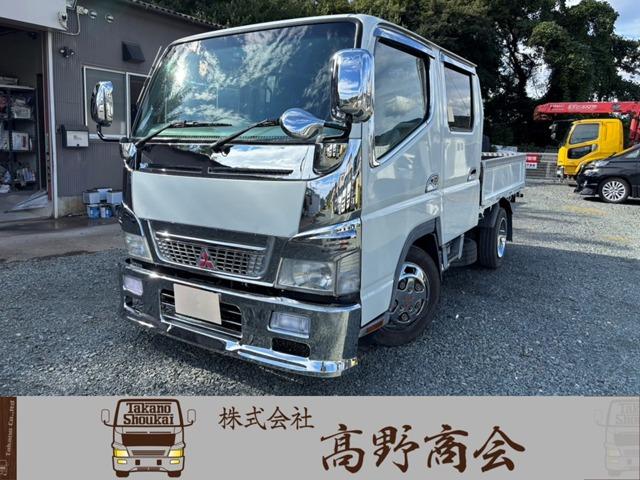 キャンター Wキャブ 積載量2t 荷台内寸211×161cm 自社カスタム メッキパーツ(2枚目)