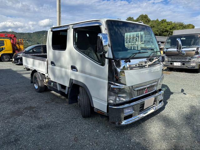 キャンター Wキャブ 積載量2t 荷台内寸211×161cm 自社カスタム メッキパーツ(18枚目)