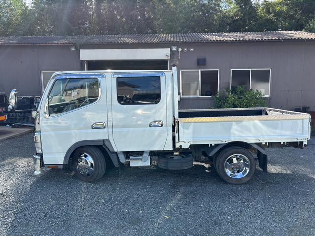 キャンター Wキャブ 積載量2t 荷台内寸211×161cm 自社カスタム メッキパーツ(19枚目)