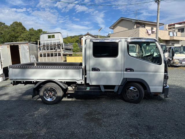 キャンター Wキャブ 積載量2t 荷台内寸211×161cm 自社カスタム メッキパーツ(23枚目)