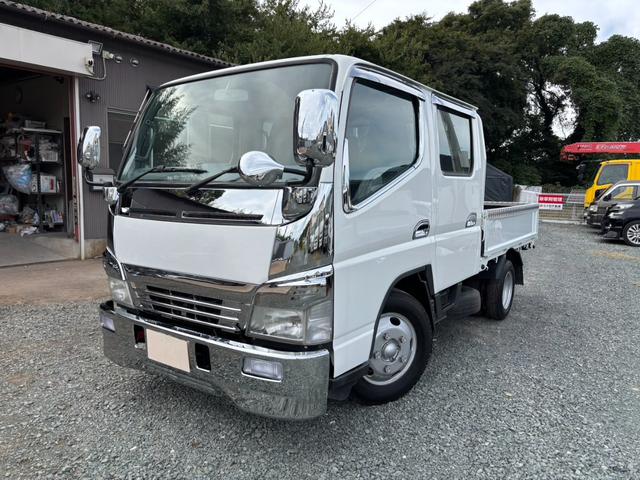 キャンター Wキャブ 低床 積載量1700kg 荷台内寸211×161cm 自社カスタム メッキパーツ 外装再塗装済み(20枚目)