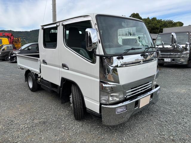 キャンター Wキャブ 低床 積載量1700kg 荷台内寸211×161cm 自社カスタム メッキパーツ 外装再塗装済み(22枚目)