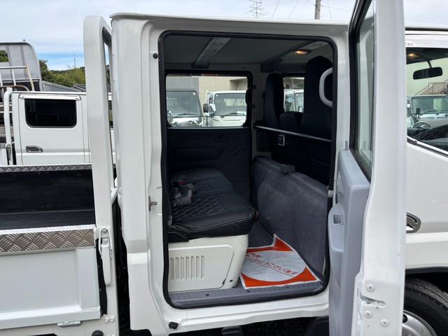 キャンター Wキャブ 低床 積載量1700kg 荷台内寸211×161cm 自社カスタム メッキパーツ 外装再塗装済み(42枚目)