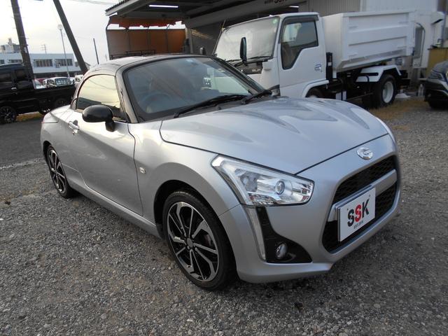 コペン ローブ 両席シートヒーター LEDヘットランプ オートエアコン プッシュスタート スマートキー 電動オープン 純正16インチアルミ 取説保証書(3枚目)