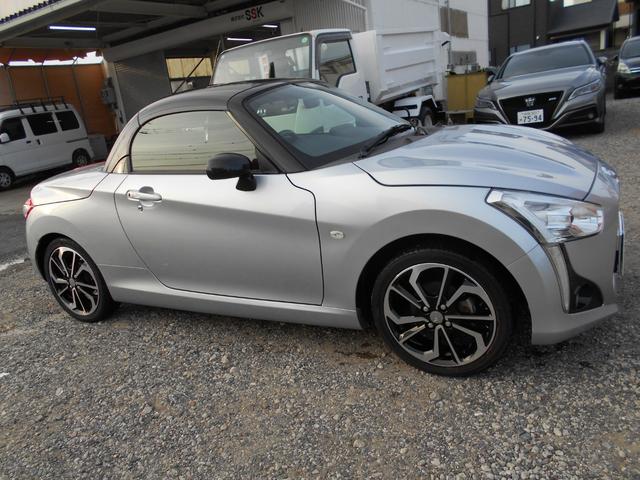 コペン ローブ 両席シートヒーター LEDヘットランプ オートエアコン プッシュスタート スマートキー 電動オープン 純正16インチアルミ 取説保証書(6枚目)