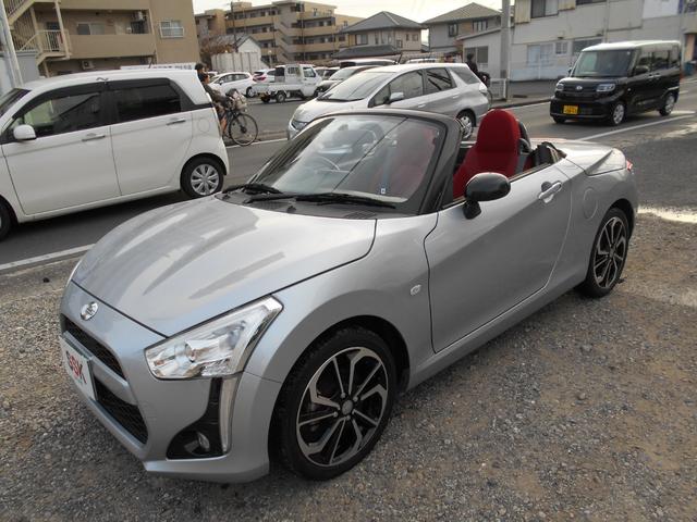 コペン ローブ 両席シートヒーター LEDヘットランプ オートエアコン プッシュスタート スマートキー 電動オープン 純正16インチアルミ 取説保証書(7枚目)