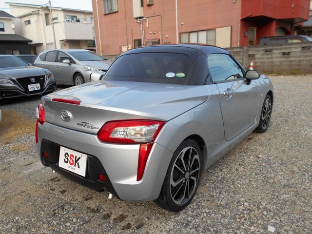 コペン ローブ 両席シートヒーター LEDヘットランプ オートエアコン プッシュスタート スマートキー 電動オープン 純正16インチアルミ 取説保証書(10枚目)