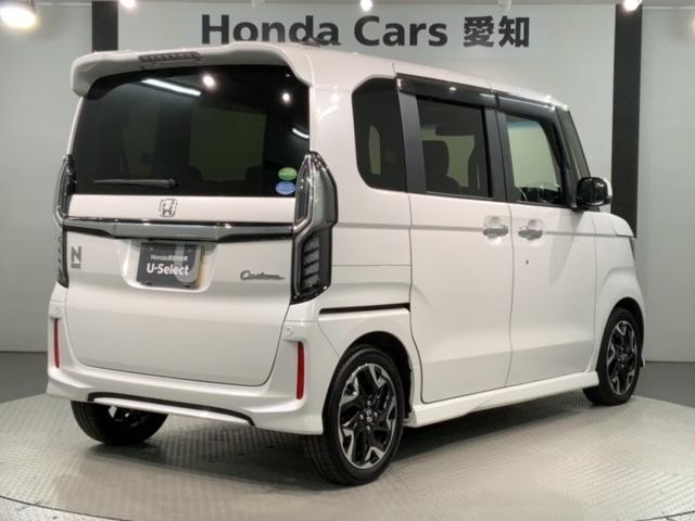 N-BOXカスタム G・Lターボホンダセンシング 2年保証ナビフルセグRカメラDVD 両自動ドア 地デジフルセグTV タ-ボ レーダーブレーキサポート ETC付 TVナビ カーテンエアバッグ パワーウインドウ 1オーナー車 リアカメラ 整備記録簿(50枚目)