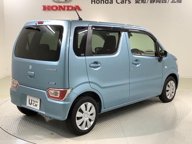 ワゴンＲ ハイブリッドＦＸ　最長５年保証　衝突軽減Ｂ　シ－トヒ－タ－　横滑り防止　スマ－トキ－　スペアキ－　盗難防止装置　整備記録簿　ベンチシ－ト　ドアバイザ－　Ｗエアバッグ　ＡＡＣ　誤発進抑制装置　スマキー　イモビライザー（45枚目）