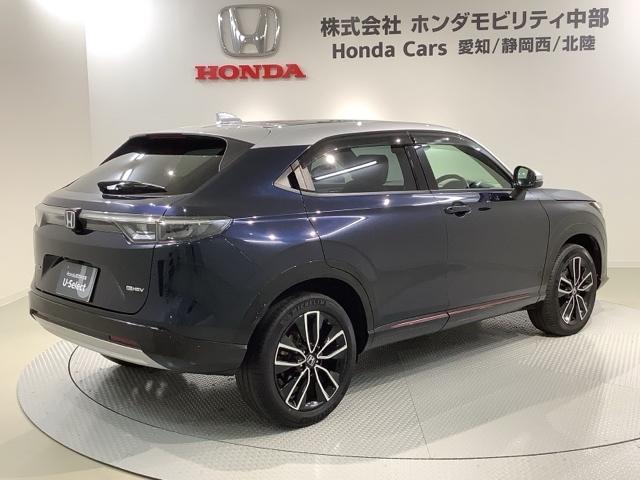 ヴェゼル ｅ：ＨＥＶＰＬａＹ　ＨＳＥＮＳＩＮＧ　２ト－ン　サンル－フ　最長５年保証　純正ナビ　ＴＶ　Ｒカメラ　ＢＴオ－ディオ　ドラレコＥＴＣ　ＬＥＤライト　ＶＳＡ　シ－トヒ－タ－　クルコン　アルミ　スマ－トキ－　スペアキ－ＡＡＣ（50枚目）