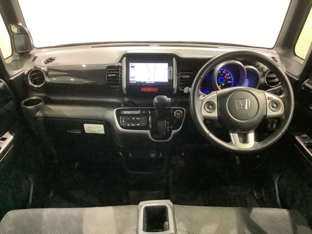 Ｎ－ＢＯＸカスタム ＧターボＳＳパッケージ　あんしんＰＫＧ　１年保証　ワンオ－ナ－　ナビＶＸＭ－１４５ＶＳｉ　ＴＶ　Ｒカメラ　ＢＴオ－ディオ　ＤＶＤ　ドラレコ　シ－トヒ－タ－　ＨＩＤ　両側電動ドア　横滑り防止　クルコン　アルミ　スマ－トキ－（8枚目）