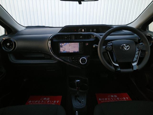 アクア Ｓスタイルブラック　／後期／スマートキー／禁煙／ナビＴＶ／Ｂｌｕｅｔｏｏｔｈ／１オーナー／バックカメラ／衝突軽減ブレーキ／イモビライザー／オートマチックハイビーム（8枚目）