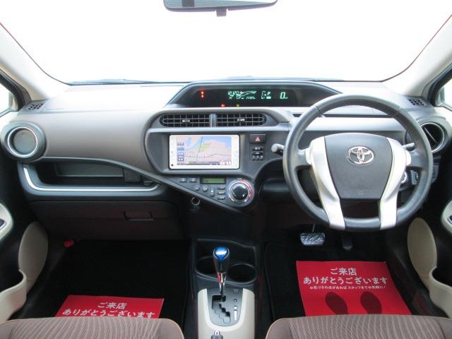 アクア G スマートキー/禁煙/ナビTV/Bluetooth/ETC/前席シートヒータ/オートライト/プッシュスタート/ウインカーミラー/プライバシーガラス(8枚目)