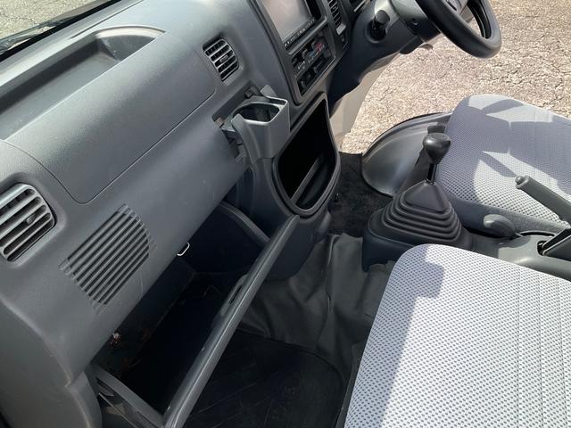 ハイゼットトラック 　エクストラ　４ＷＤ　４輪駆動　５速マニュアル　ＭＴ　ナビ　社外アルミホイール　エアコン　パワーウィンドウ　スーパーデフロック　集中ドアロック　ＥＸＴ　Ｂｌｕｅｔｏｏｔｈ　スペアキー　純正ゴムマット（52枚目）