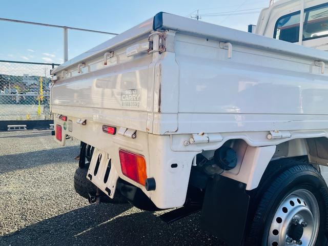 キャリイトラック 　軽トラック　３０，０００キロ！　ミッション　エアコン　運転席エアバッグ　助手席エアバッグ　５速ＭＴ　三方開　整備／点検記録簿あり　禁煙車　車検整備付き　修復歴なし　室内掃除済み　パワステ（36枚目）