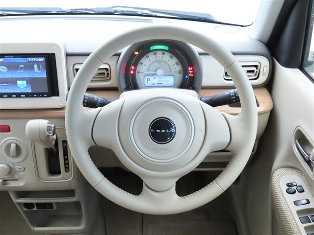 アルトラパン S フロントベンチシート アイドリングストップ車 Sキー ブレーキサポート イモビライザー Bカメラ 1セグ 横滑り防止システム 助手席エアバック フルオートエアコン キーレスエントリーシステム ナビTV(5枚目)