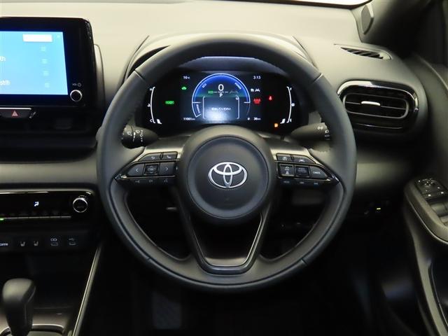 ヤリス ハイブリッドZ TSS キーレス フルセグテレビ オートエアコン バックモニター LEDライト クルコン スマートキー ETC ワンオーナー ドライブレコーダー ESC ミュージックプレイヤー接続可 記録簿(6枚目)