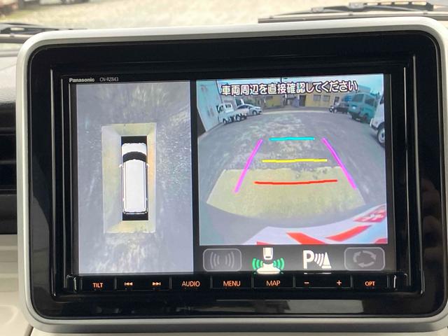 スペーシア ハイブリッドG ドライブレコーダー ETC 全周囲カメラ 両側スライドドア ナビ TV クリアランスソナー レーンアシスト 衝突被害軽減システム オートライト スマートキー アイドリングストップ 電動格納ミラー(5枚目)