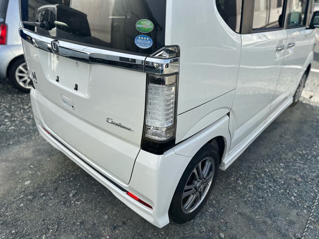 N-BOXカスタム G・Lパッケージ ★両側電動スライドドア ナビTV Bluetooth ETC アイドリングストップ オートライト HIDヘッドライト スマートキー★オイルエレメントワイパーゴム3本無 料交換 自社保証有(18枚目)