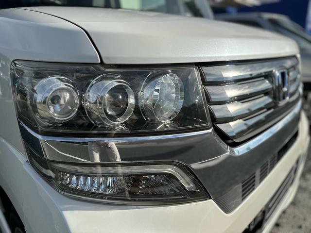 N-BOXカスタム G・Lパッケージ ★両側電動スライドドア ナビTV Bluetooth ETC アイドリングストップ オートライト HIDヘッドライト スマートキー★オイルエレメントワイパーゴム3本無 料交換 自社保証有(22枚目)