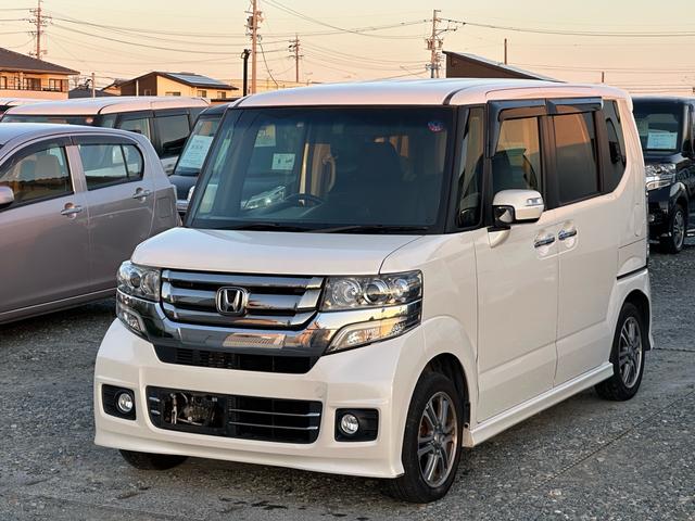 N-BOXカスタム G・Lパッケージ ★特典★納車前に新品タイヤ4本無 料交換 新品バッテリー無 料交換★左側電動スライドドア フルセグナビTV Bluetooth バックカメラ★オイルエレメントワイパーゴム3本無 料交換 自社保証有(3枚目)