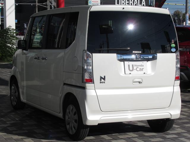 N-BOX GSSパッケージ 禁煙車・ワンオーナー 両側スライド片側電動ドア ダブルエアバック 点検記録簿 イモビ 1オーナー車 1セグTV 前席シートヒーター スマートキー&プッシュスタート ベンチシ-ト ETC付き 横滑防止(6枚目)