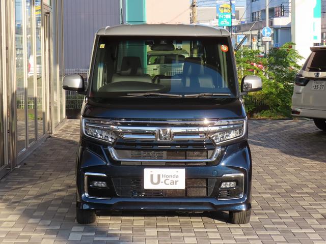 Ｎ－ＢＯＸカスタム Ｌ　カスタム６６０Ｌコーディネートスタイル　Ｈ　ＳＥＮＳＩＮＧ　２ト－ン　最長５年保証　禁煙ナビ９インチフルセグＤＶＤ音録ＢＴａｕｄｉｏＵＳＢリヤカメラロ－ル式サンシェ－ド　Ｐソナー　１オーナー　ナビＴＶ（5枚目）